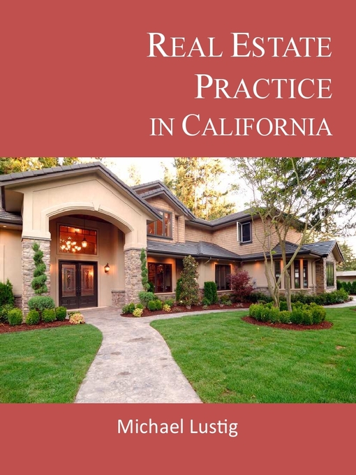 Real Estate Practice in California Los Angeles Public Library OverDrive